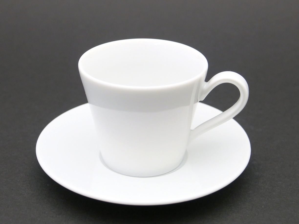 schöne weiße Espressotasse mit Untertasse Tasse für Espresso von Rosenthal
